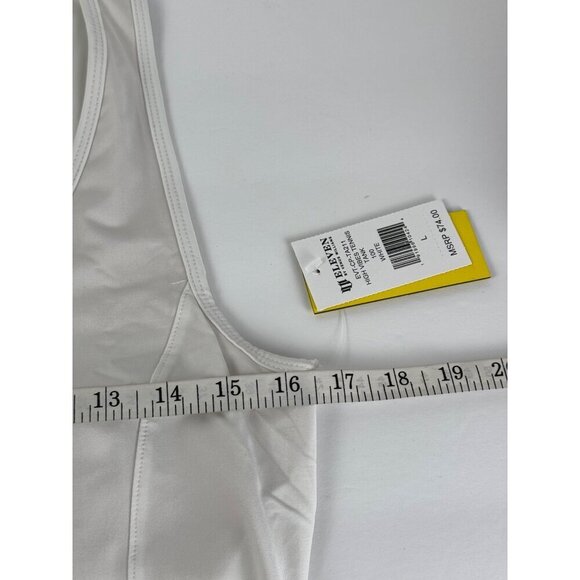EleVen by Venus Williams NEW High Vibes Tennis Tank White Women Lrg Activewear - Picture 7 of 9